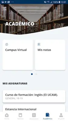 UCAM Universidad Católica de M android App screenshot 1