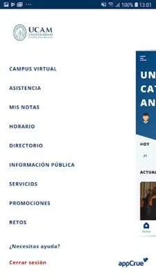 UCAM Universidad Católica de M android App screenshot 3